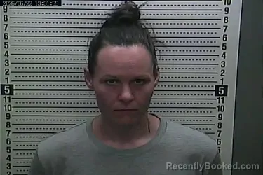 Mugshot of AMBER D ELLISON booked in Harlan County, Kentucky on June 22, 2026