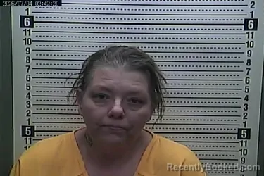 Mugshot of ANNA EASTERWOOD booked in Harlan County, Kentucky on July 4, 2026