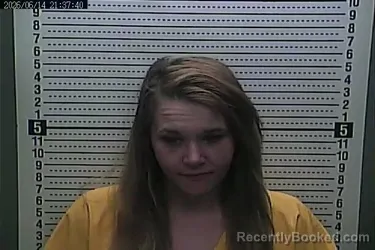 Mugshot of AMBER HUBBARD booked in Harlan County, Kentucky on June 14, 2026