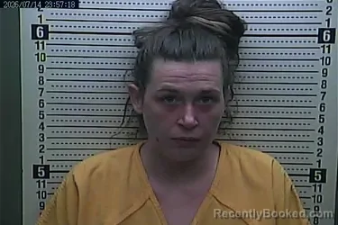 Mugshot of AMANDA MOTT booked in Harlan County, Kentucky on July 14, 2026