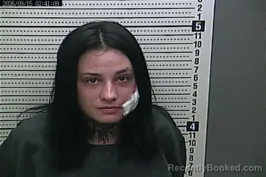 Mugshot of Autum Peace booked in Harlan County, Kentucky on September 15, 2026