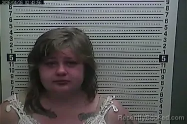 Mugshot of AMBER RICE booked in Harlan County, Kentucky on April 26, 2026