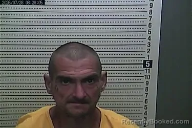 Mugshot of BRANDON BUELL booked in Harlan County, Kentucky on July 28, 2026