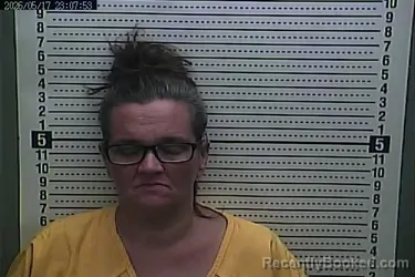 Mugshot of BRANDY RENNEE CURTIS booked in Harlan County, Kentucky on May 17, 2026