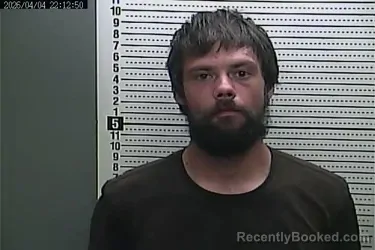 Mugshot of BRENT TYLER PACE booked in Harlan County, Kentucky on April 4, 2026