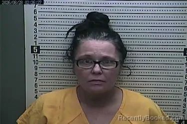 Mugshot of Carla King booked in Harlan County, Kentucky on August 28, 2026