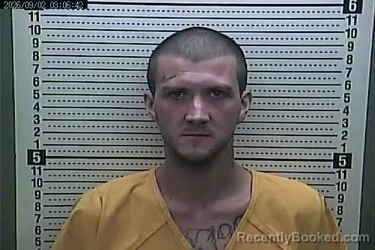 Mugshot of Cody Dane Pace booked in Harlan County, Kentucky on September 2, 2026