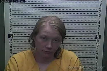 Mugshot of CHRYSTINA SIMPSON booked in Harlan County, Kentucky on June 13, 2026