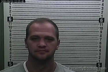 Mugshot of Cody Dale Shepherd booked in Harlan County, Kentucky on September 10, 2026