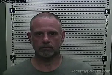 Mugshot of Danny Cornett booked in Harlan County, Kentucky on August 9, 2026