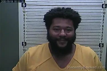 Mugshot of Dequan Simmons booked in Harlan County, Kentucky on September 3, 2026