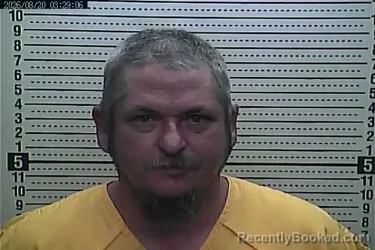Mugshot of Evan J Cornett booked in Harlan County, Kentucky on August 20, 2026