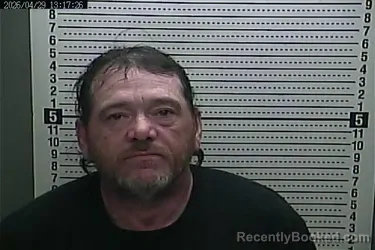 Mugshot of EDWARD JAMES JONES booked in Harlan County, Kentucky on April 29, 2026