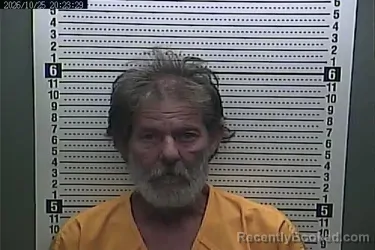 Mugshot of Edward Mullins booked in Harlan County, Kentucky on October 25, 2026