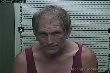 Mugshot of Hubert Arwood booked in Harlan County, Kentucky on August 17, 2026