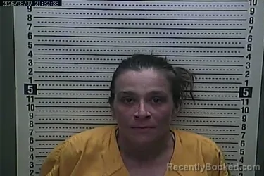 Mugshot of Heather R Brock booked in Harlan County, Kentucky on August 7, 2026