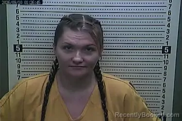 Mugshot of Heaven Lea Barnett booked in Harlan County, Kentucky on September 10, 2026