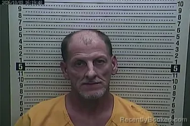 Mugshot of Jeffery Pace booked in Harlan County, Kentucky on October 3, 2026
