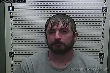 Mugshot of JOSHUA TACKETT booked in Harlan County, Kentucky on July 5, 2026