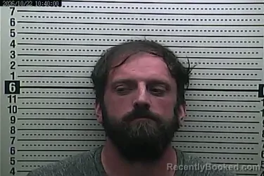 Mugshot of Joseph Daniel Turner booked in Harlan County, Kentucky on October 22, 2026