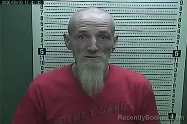 Mugshot of Jimmy Curtis Turner booked in Harlan County, Kentucky on September 3, 2026