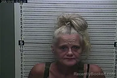 Mugshot of Katrina Gilpin booked in Harlan County, Kentucky on October 3, 2026