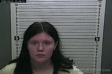 Mugshot of KARIZMA MYLES booked in Harlan County, Kentucky on April 21, 2026