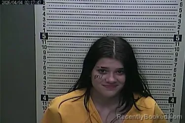 Mugshot of KEIRSTIN SUTTLES booked in Harlan County, Kentucky on April 4, 2026