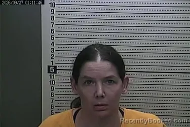 Mugshot of Michelle Anita Fuell booked in Harlan County, Kentucky on September 27, 2026
