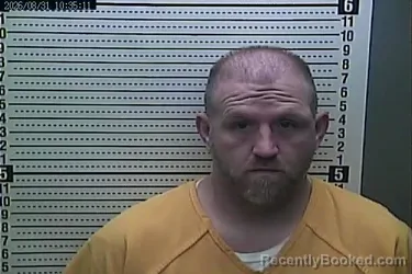 Mugshot of Patrick Rowe booked in Harlan County, Kentucky on August 31, 2026