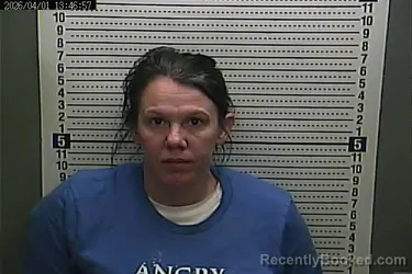 Mugshot of RACHEL BROCK booked in Harlan County, Kentucky on April 1, 2026