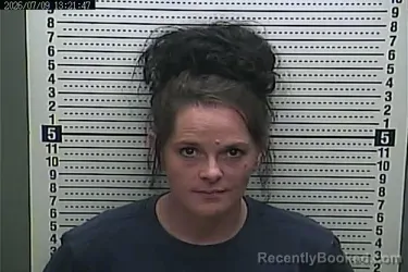 Mugshot of TABITHA EALY booked in Harlan County, Kentucky on July 9, 2026