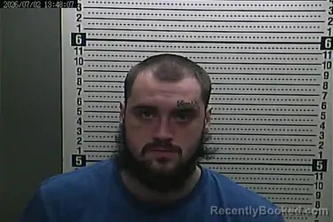 Mugshot of TYLER HAYNES booked in Harlan County, Kentucky on July 2, 2026