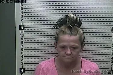 Mugshot of Tonya Monroe booked in Harlan County, Kentucky on September 2, 2026