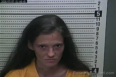 Mugshot of TASHIA STEWART booked in Harlan County, Kentucky on July 7, 2026