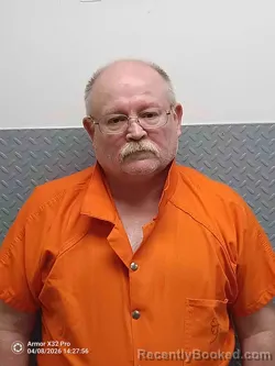 Mugshot of JAMES HUFF booked in Hart County, Kentucky on April 8, 2026