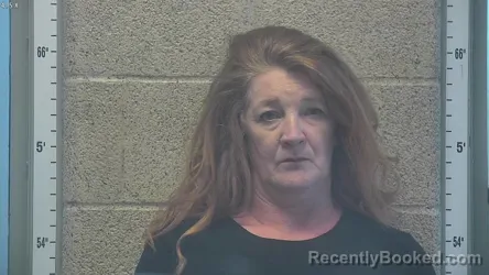 Mugshot of DANA ELAINE BURGESS booked in Henderson County, Kentucky on April 30, 2026