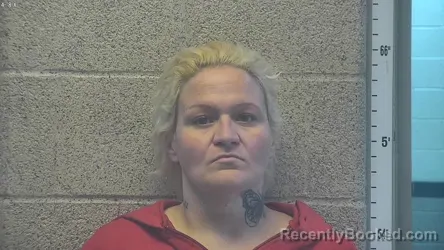 Mugshot of DANIELLE MICHELLE SANNERS booked in Henderson County, Kentucky on May 13, 2026