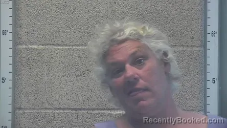 Mugshot of REBEKAH GRIMES booked in Henderson County, Kentucky on June 3, 2026