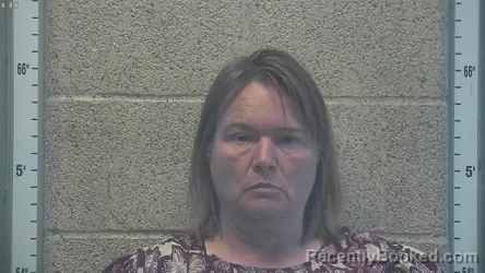 Mugshot of MICHELLE HAAS booked in Henderson County, Kentucky on June 12, 2026