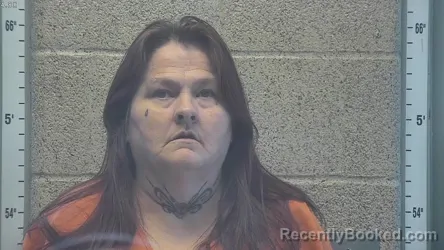 Mugshot of APRIL DENISE WILSON booked in Henderson County, Kentucky on July 5, 2026