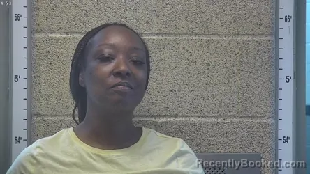 Mugshot of ANDREA DENISE JOHNSON booked in Henderson County, Kentucky on July 23, 2026