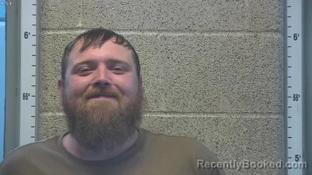 Mugshot of Landon Keith Mitchell booked in Henderson County, Kentucky on August 2, 2026