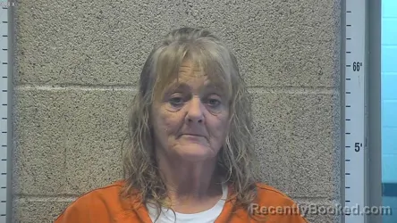 Mugshot of Connie L Latham booked in Henderson County, Kentucky on August 7, 2026