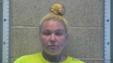 Mugshot of Haley N Lidgett booked in Henderson County, Kentucky on August 10, 2026