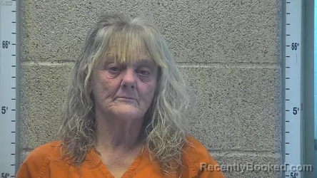 Mugshot of Connie L Latham booked in Henderson County, Kentucky on August 13, 2026