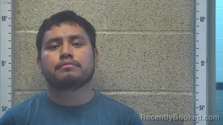 Mugshot of Horacio Mateo booked in Henderson County, Kentucky on August 24, 2026