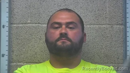Mugshot of Austin Garrigus booked in Henderson County, Kentucky on September 18, 2026