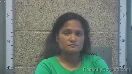 Mugshot of Clara M Mangarfir booked in Henderson County, Kentucky on October 21, 2026