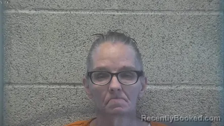 Mugshot of Jenny Roy booked in Henderson County, Kentucky on October 23, 2026
